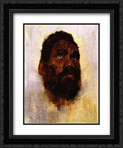 Charlie Turner 20x24 Black Ornate Frame and Double Matted Museum Art Print by Tom Roberts
