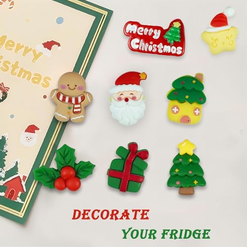 Set 30 Imanes Decorativos Ovalados para Navidad miniatura 7