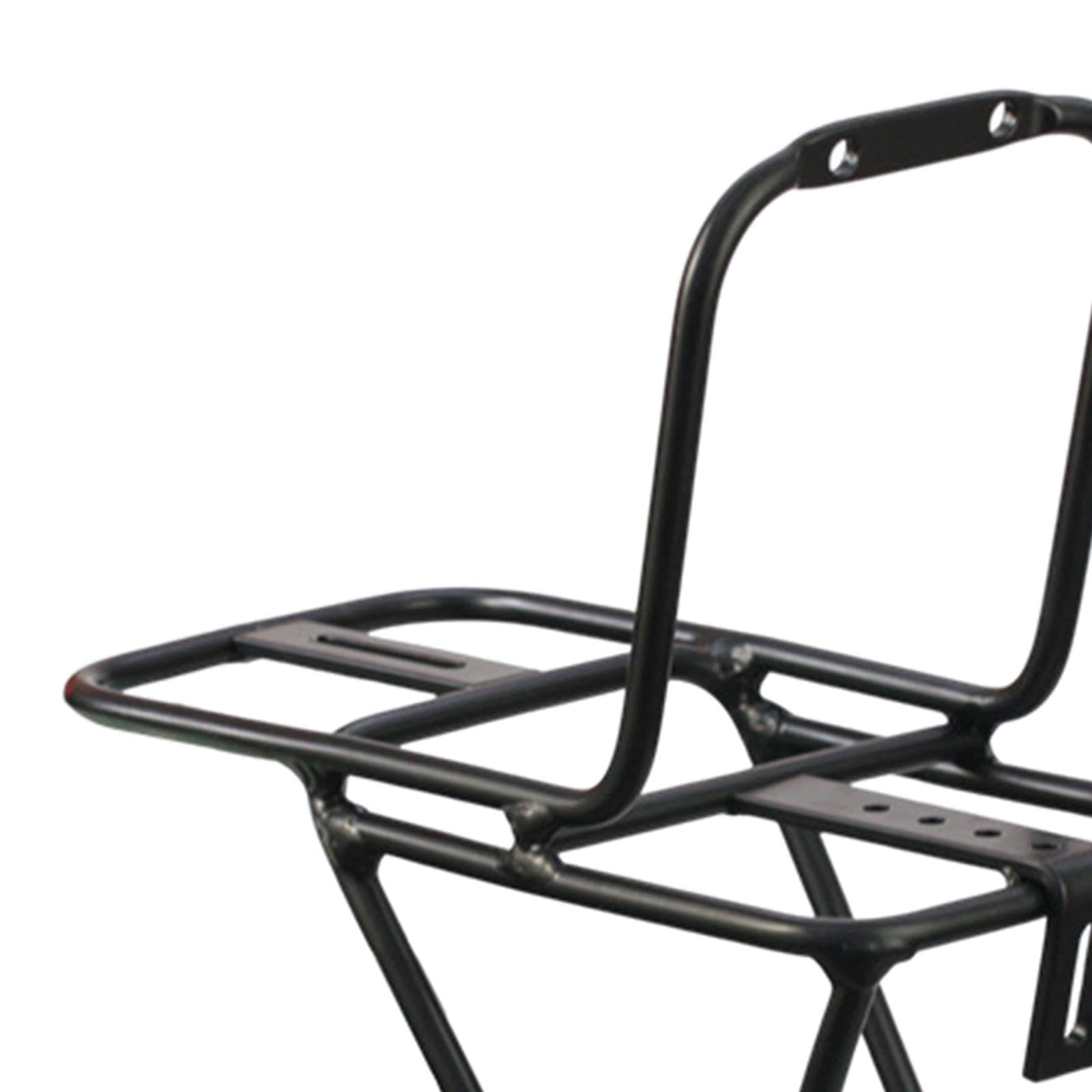 kowaku Bike Front Carrier Rack Cargo Pannier Lightweight Accessories Metal Bag Luggage Shelf Bicycle Front Rack for Cycling Riding, Disc Brake