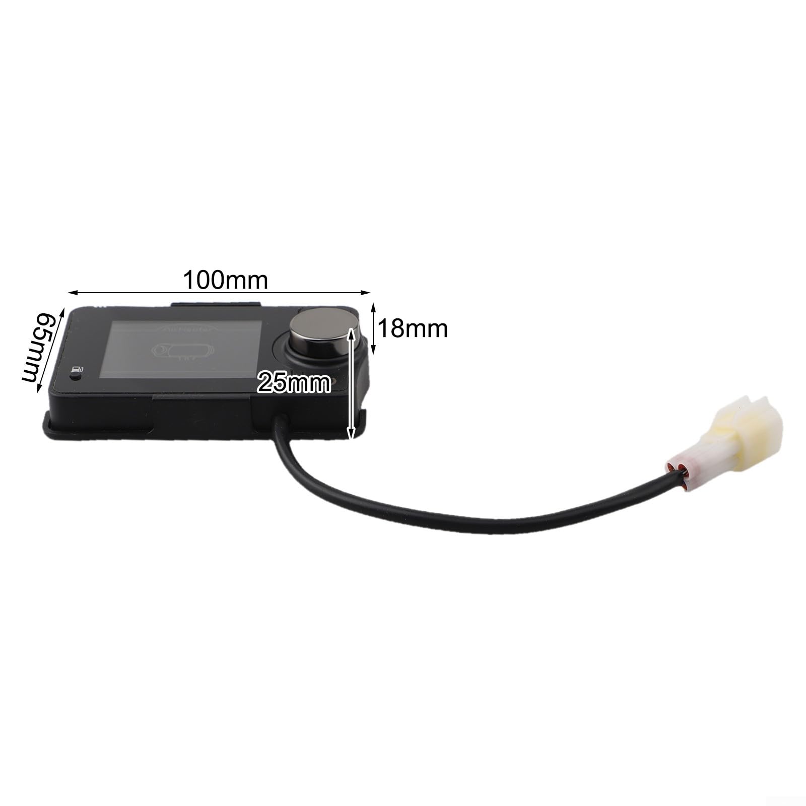 Pannello controller LCD da 12 V 24 V per riscaldamento da parcheggio con telecomando e compatibilità con app, interruttore regolabile per riscaldamento da 2 a 8 KW