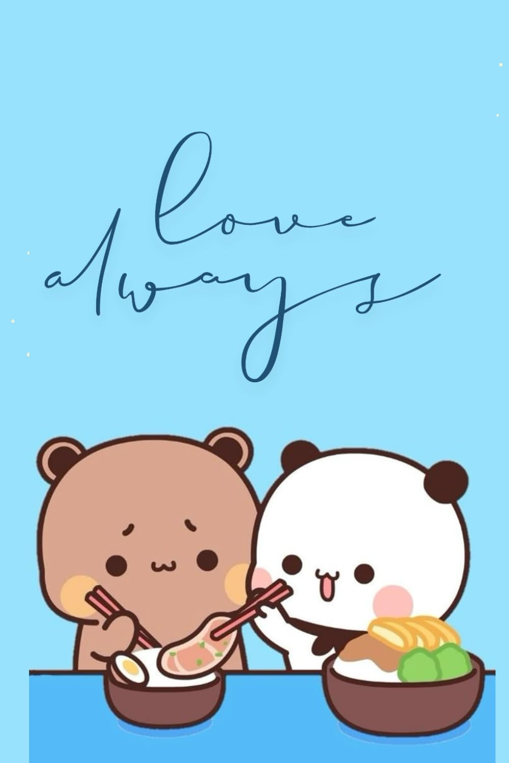 Bubu Dudu Notebook – Love Always: Sharing Food, Sharing Love: Notebook for all ages