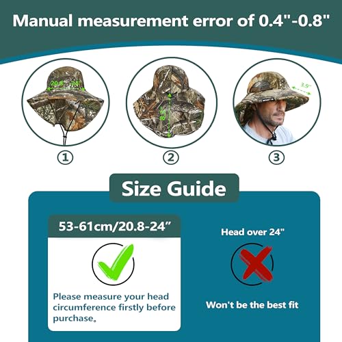 Image of Solaris Sun Hat with Neck Flap, UPF 50 Sun Protection Lightweight Sun Cap for Men Women, Wide Brim Hat for Fishing Hiking