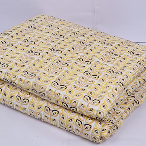 Manta Kantha de algodón bohemia INDACORIFY para renovar tu hogar con estilo, 90x108" 2