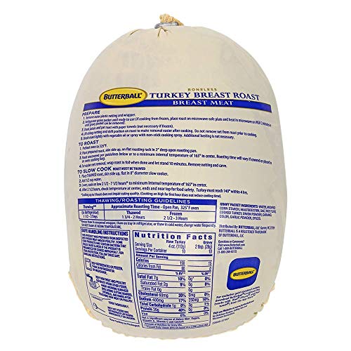 Butterball, Frozen All Natural Premium Turkey Breast, Gluten-Free, 3 Lb #TOP2