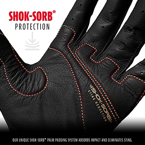 image for Franklin Sports MLB Baseball Batting Gloves - Shok-Sorb X Batting Glov