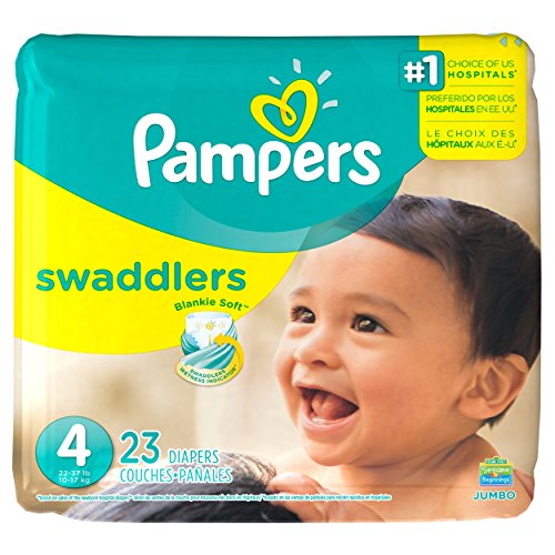 Image of Pampers Swaddlers Diapers Size 4 - Jumbo Pack 23 Count