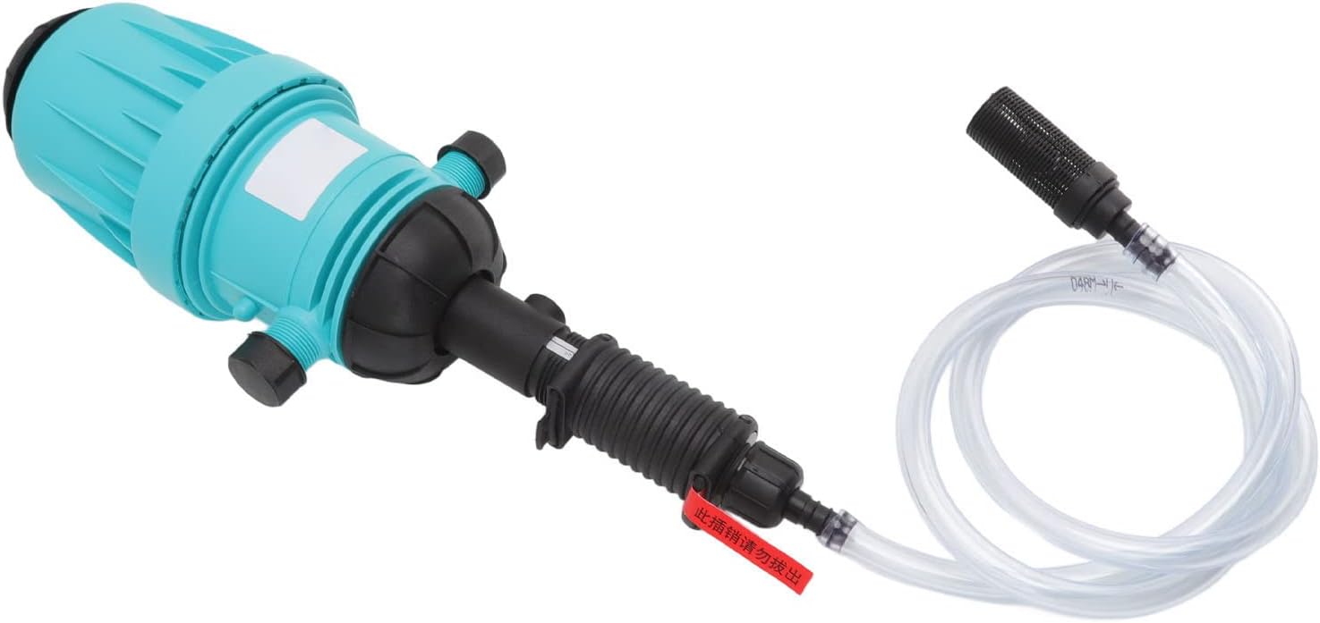 Fertilizer Injector, Accurate Scale Automatic Uniform Dilution Air Release Valve Fertilizer Proportioner G3/4 Male Interface for Animal Husbandry (Color : H2504 (0.4% to 4%))