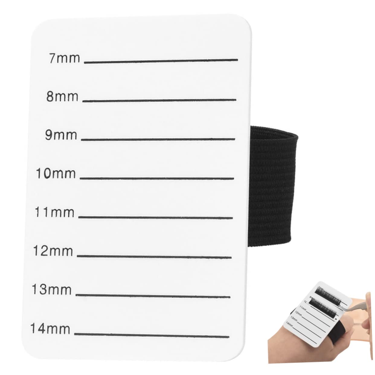 Beatifufu Lash Trays for Lash Extensions Portable Eyelash Display Board (7-14mm)