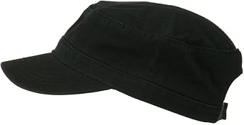 Garment Washed Adjustable Army Cap
