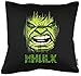 TShirt-People Hulk Face - Cuscino con imbottitura, 40 x 40 cm