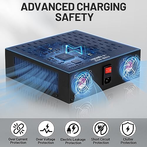 Estación de carga USB de 80 puertos con protección inteligente para talleres 4