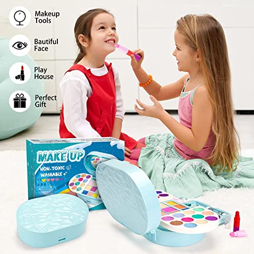 Amosting Washable Kids Makeup Kit & Portable Kids Easel Magnetic Dry Erase Board #TOP3