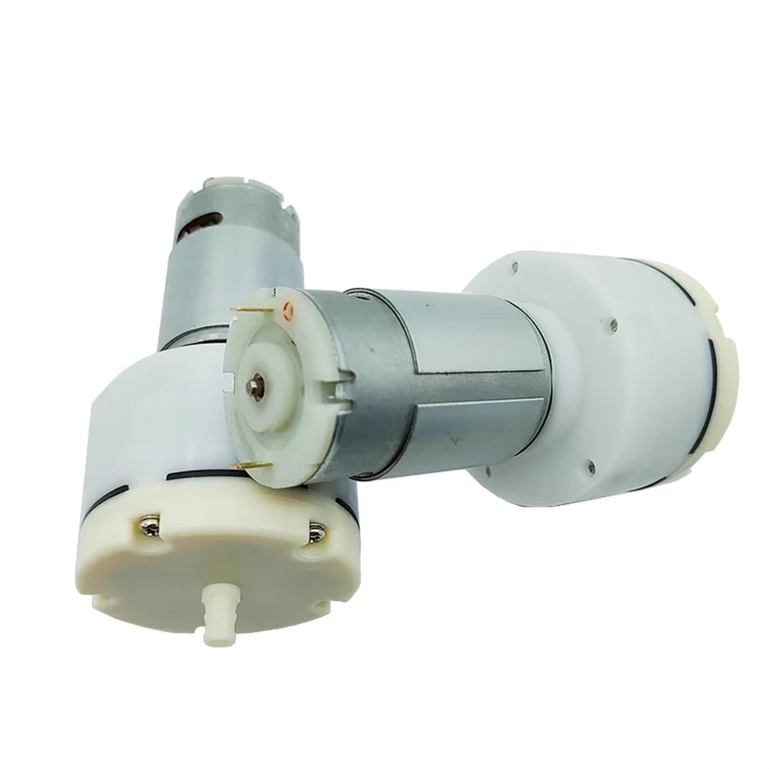 12V/24V 10-15LPM Large Flow High Pressure 555 Vacuum Air Pump Negative Pressure Suction Diaphragm Pump DIY Packer Inflator(DC 12V)