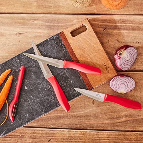 KARACA RED PEEL 4 PARÇA BIÇAK SET
