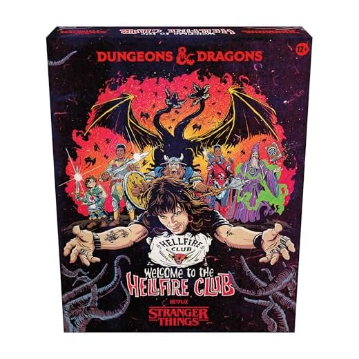 Dungeons & Dragons Stranger Things: Welcome to The Hellfire Club Abenteuerspiel | 3–5 Spieler | Ab 12 Jahren