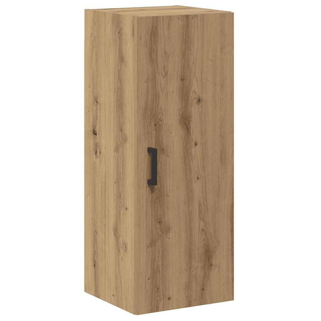 Armoire murale chêne artisanal 34,5x34x90 cm bois d ingénierie