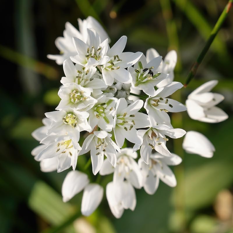 Miniatura 3 de White Allium Neapolitanum - 25 bombillas por paquete - Atraen mariposas y colibríes - Resistente a los ciervos - Bueno como flores cortadas -