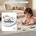 Xirtneduav 36-Piece Magic Brush Painting Set for Kids, Mess Free Art Station with Storage Base and Replaceable Brush Heads, Toddler Drawing Toys for Creative Learning Home & Travel, Gift for Boys Girl