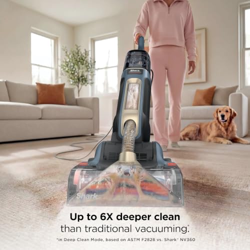 Shark CarpetForce Lightweight Upright Carpet & Area Rug Cleaner, EX501BRN - image 2