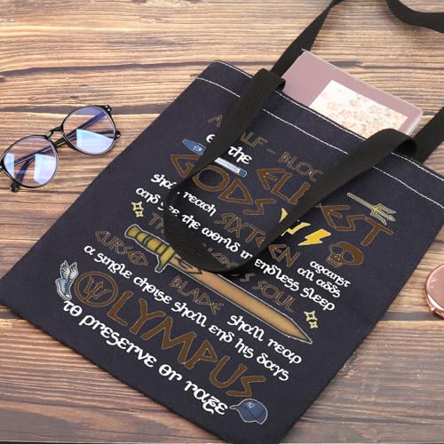 Bolso tote inspirado en Heroes of Olympus, con diseño Riptide Sword miniatura 5