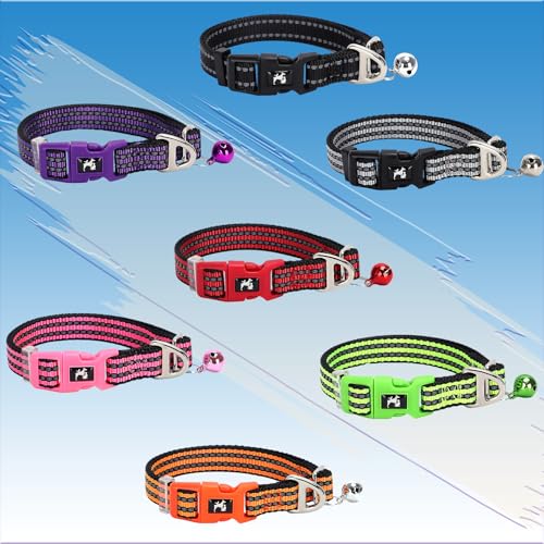 Collar Reflectante para Perros Pequeños XS y S Nylon Ajustable miniatura 5
