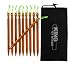 King of Kings Tent Stakes 8.5 inches Aluminum 10-Piece