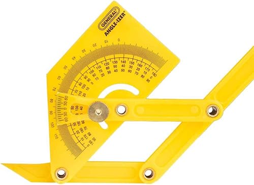 Miniatura 10 de General Tools 29Transportador de plástico y Buscador de ángulo Exterior Interior inclinada ángulos 0 a 180