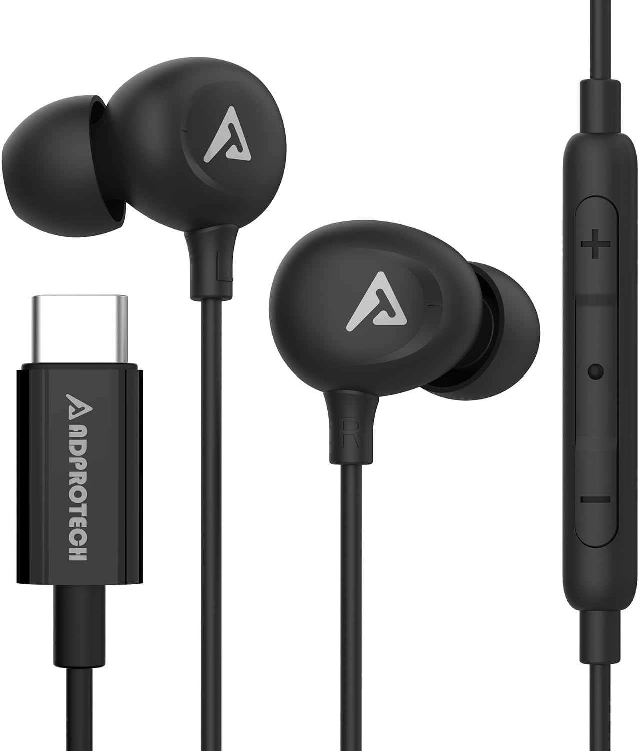 - USB C Headphones for iPhone 16/15 Pro Max Wired Earbuds in-Ear Type C Built-in HD Microphone Volume Control Earphones for Samsung Z Flip 5 4 Galaxy S23 S21 A53 A54 Pixel 8 7 Pro, Black