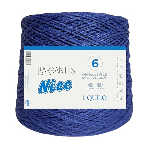 Barbante Parafinado Colorido Para Crochê Fio 6-1kg (ROYAL)