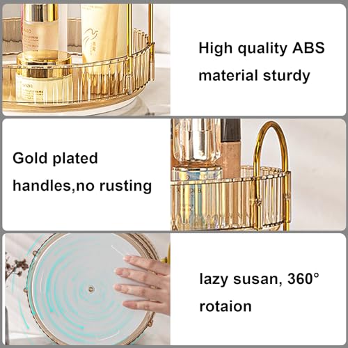 MOACC Rotating Makeup Organizer for Vanity 2 Tier - Image 3