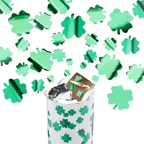 Lanceur de confettis trèfle pour apporter de la chance