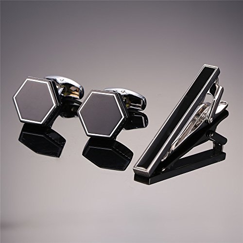 Abotoaduras simples masculinas e femininas U7 abotoaduras modernas para camisa de smoking 18 quilate