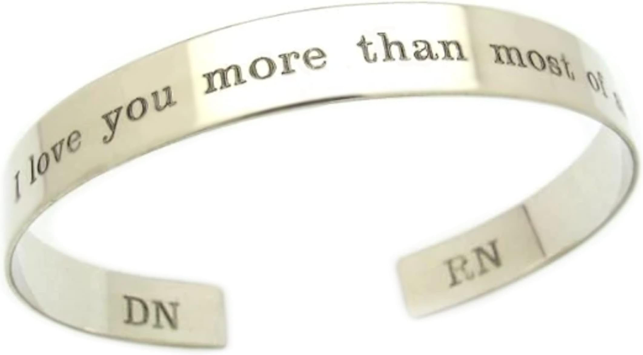 Custom Engraved Mens Bracelet - Sterling Silver Bangle Bracelet - Personalized Bracelet for Men - Gift for men - Message Jewelry Gift