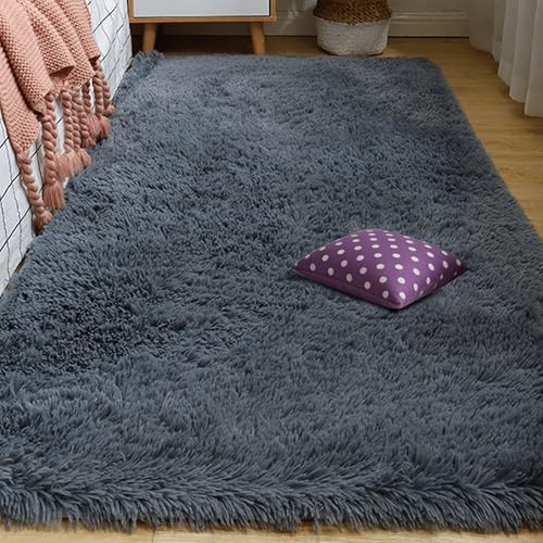 ���O �J�[�y�b�g ���O�}�b�g 100 x 230 cm �􂦂�h���ϔM�Ód�C�h�~�~�p�Ɍ�����~�ߕt�ӂ�ӂ�G���V���M�[ ���イ����Ή����G��H�~��[���g�[�Ή�, �_�[�N�O���[