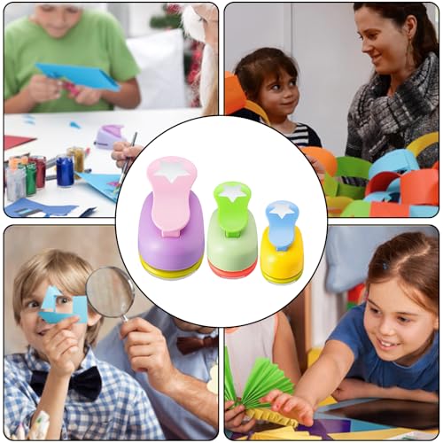Arte De Bricolaje Para Niños con perforadoras de estrella de 3 piezas 4