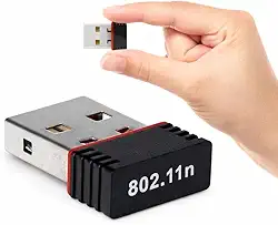 NanoConnect™ Mini Adaptador WiFi USB 2.0 950Mbps Alta Velocidade Conexão Rápida PC Notebook | Nano Receptor WIFI USB