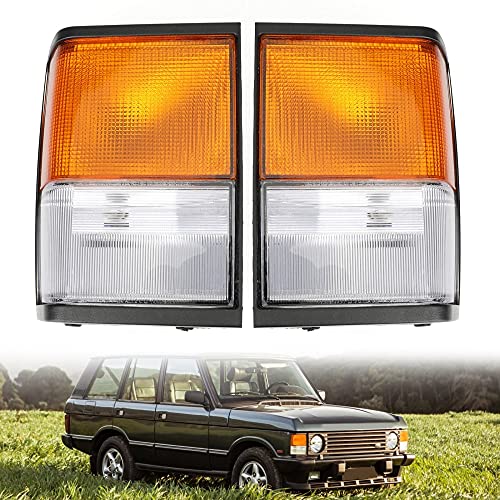 Bruce & Shark Corner Lamps New for Land Rover Range Rover Classic 1987-1995 Clear