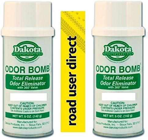 2 x LEMON LIME Dakota Odor Bomb Odor Eliminator- Total Release Odor Eliminator / Air Freshener
