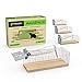 Produktbild Primery Garden® Mausefalle Lebend im Praktischen 4er Pack für Innen & Aussen - Tierfreundliche Lebendfalle für Mäuse  100% Effektiv & Verletzungsfrei