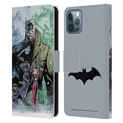 Funda de cuero Batman Hush para iPhone 12 Pro carcasa libro de cómics DC 1