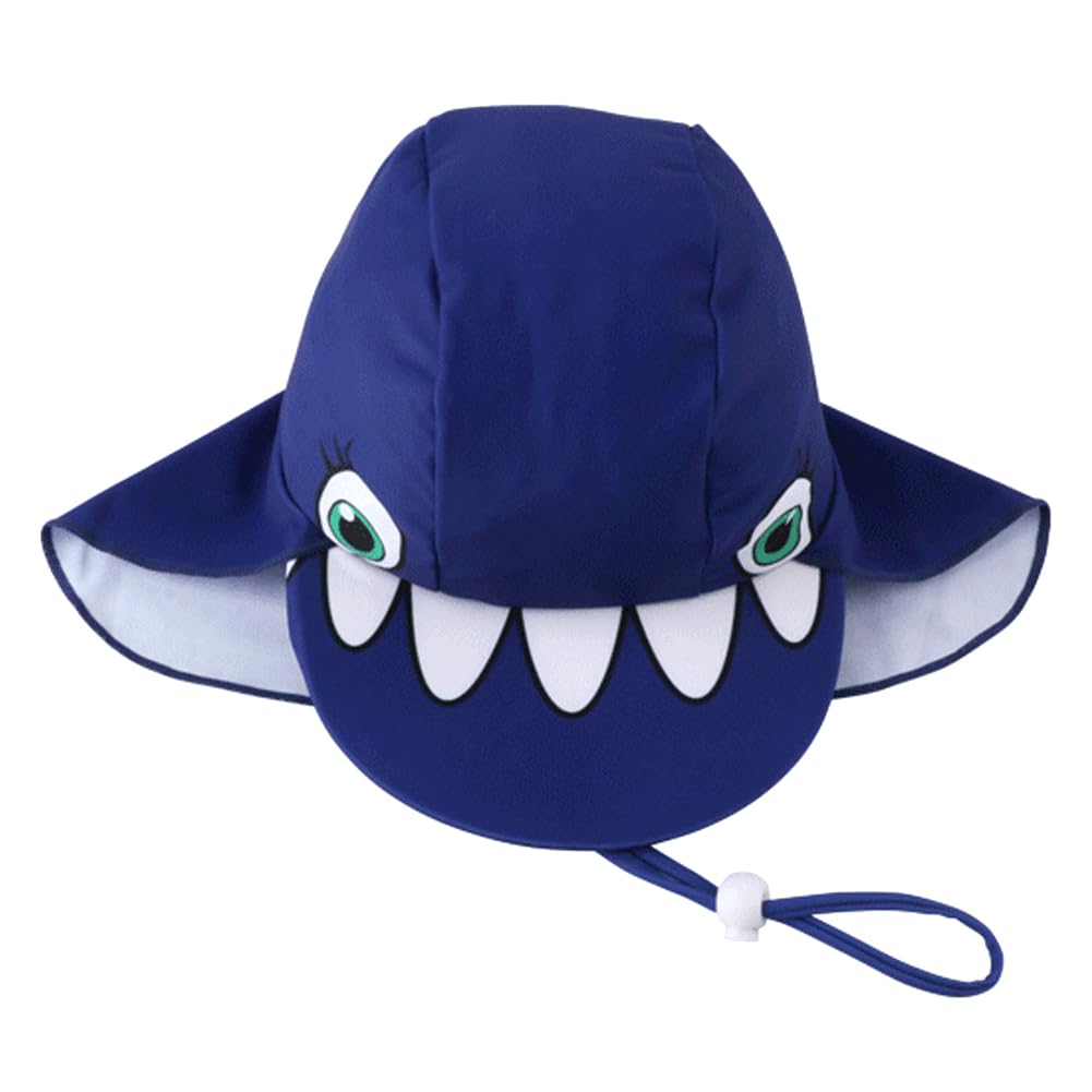 AIWUHE Badehose Jungen Schwimmshirt Kinder UV Schutz Badeset mit Badekappe Cartoon Langarm