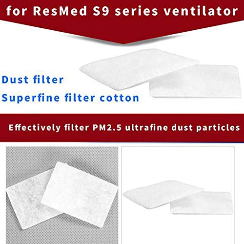Bayda 30Pcs Filtros de Aire Desechables Universales para ResMed AirSense 10 AirCurve10 S9