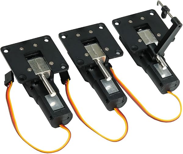 Servoloses Einfahren mit Metallblock, elektrisches Einziehfahrwerk, Naseneinfahren 15091M for RC Fix Wing Airpalne(2 X Main) - 2