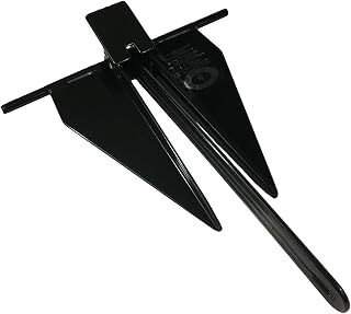 Greenfield Poly Coated Fluke Anchor Black