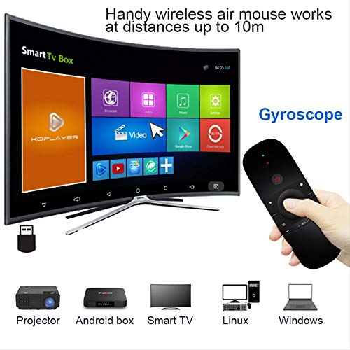 Mini clavier bluetooth 2,4 GHz télécommande portable pour ordinateur et tv