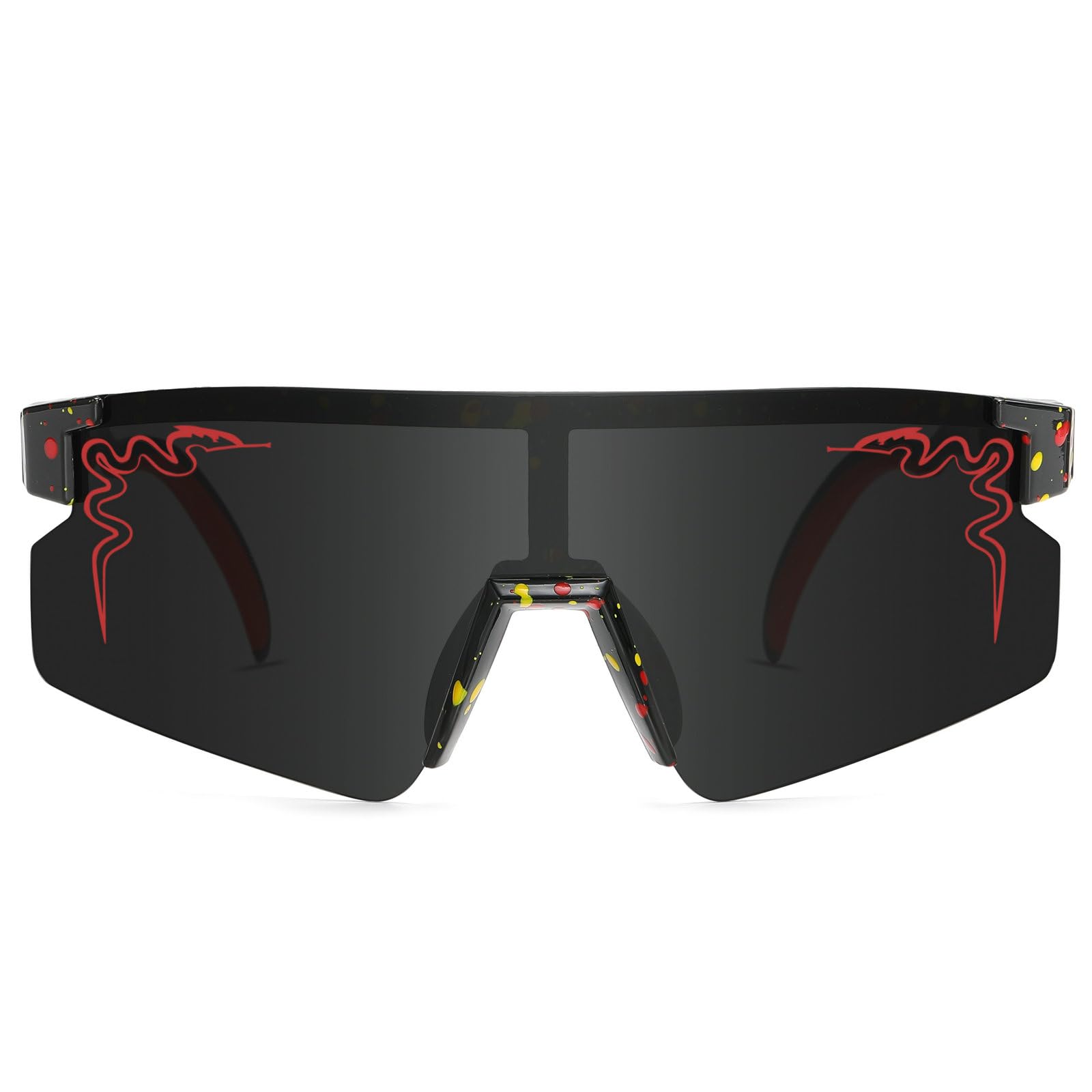 Occhiali da sole polarizzati da ciclismo UV400 per ragazzi ragazze bambini occhiali da baseball all'aperto occhiali sportivi