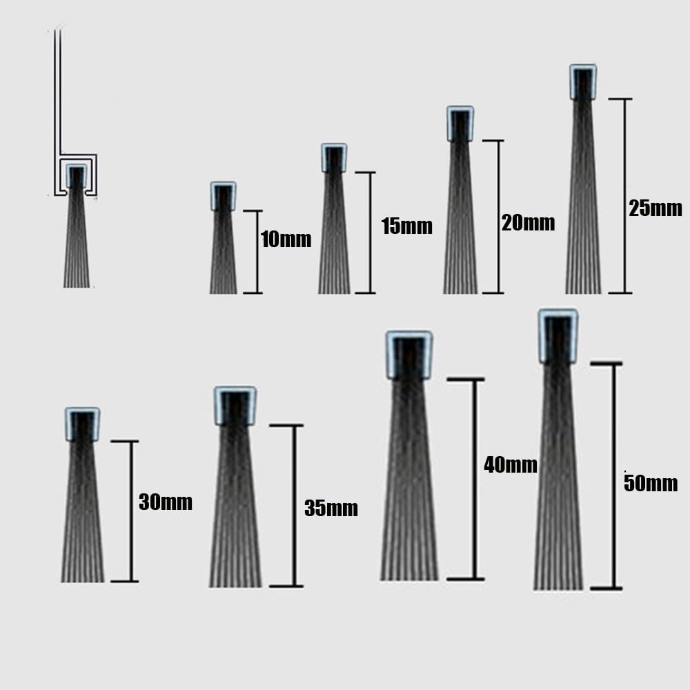 Aluminiowy ogranicznik do drzwi – szczotka do usuwania warunków atmosferycznych 99 cm, dźwiękoszczelna i odporna na zimno, skuteczna izolacja do domu, energooszczędna uszczelka drzwiowa