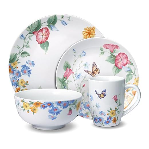Pfaltzgraff Annabelle 32 Piece Dinnerware Set, Service for 8