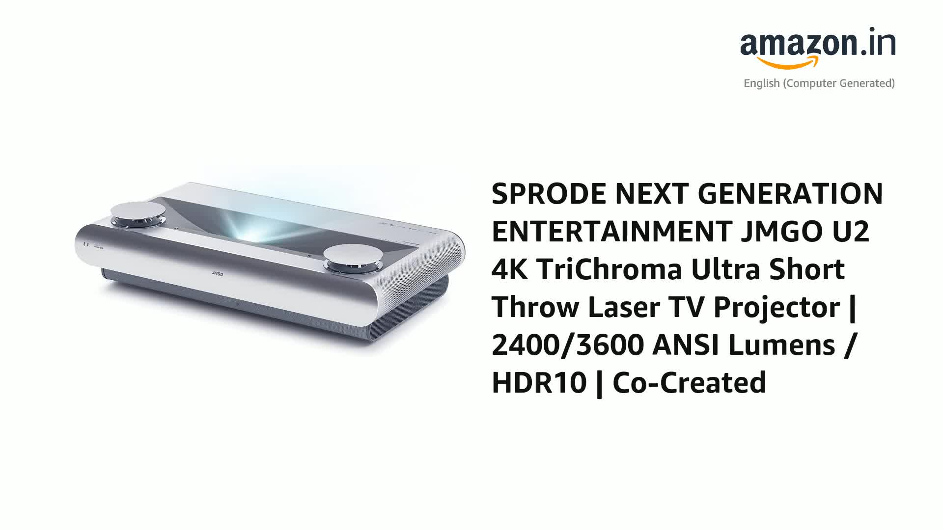 SPRODE NEXT GENERATION ENTERTAINMENT JMGO U2 4K TriChroma