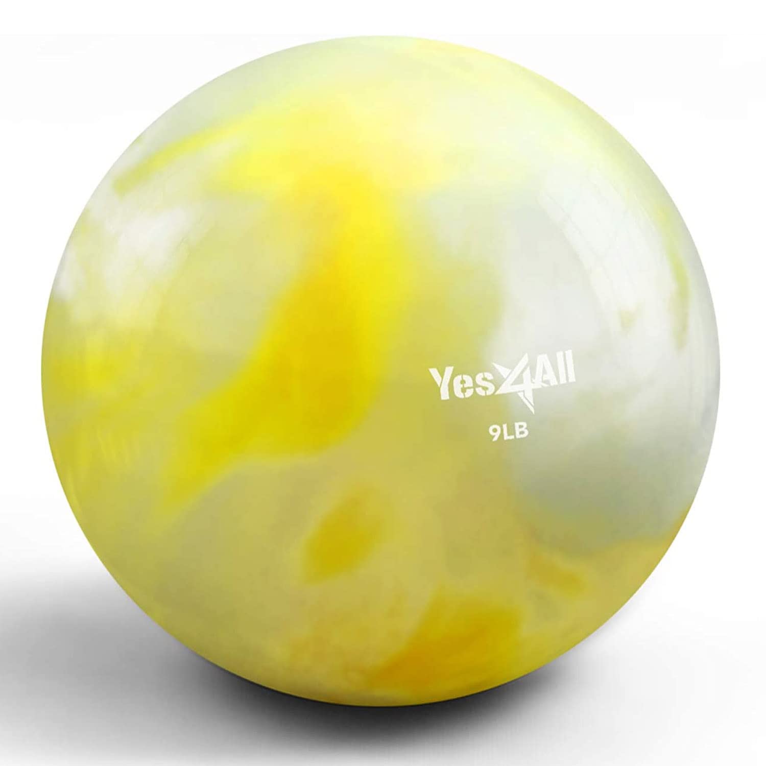 Yes4All Weighted Toning Balls for Exercise, Soft Medicine Balls for Exercise, Pilates, Yoga, Balance, Flexibility, 2-10lbs